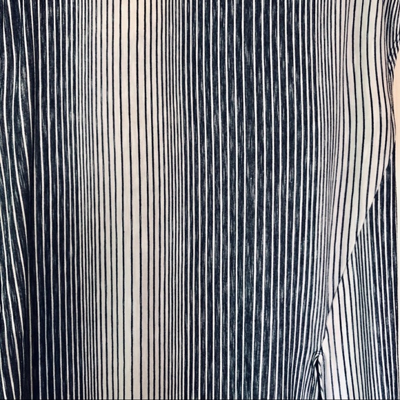 NEW Max Studio Striped Jersey Top - Picture 5 of 8